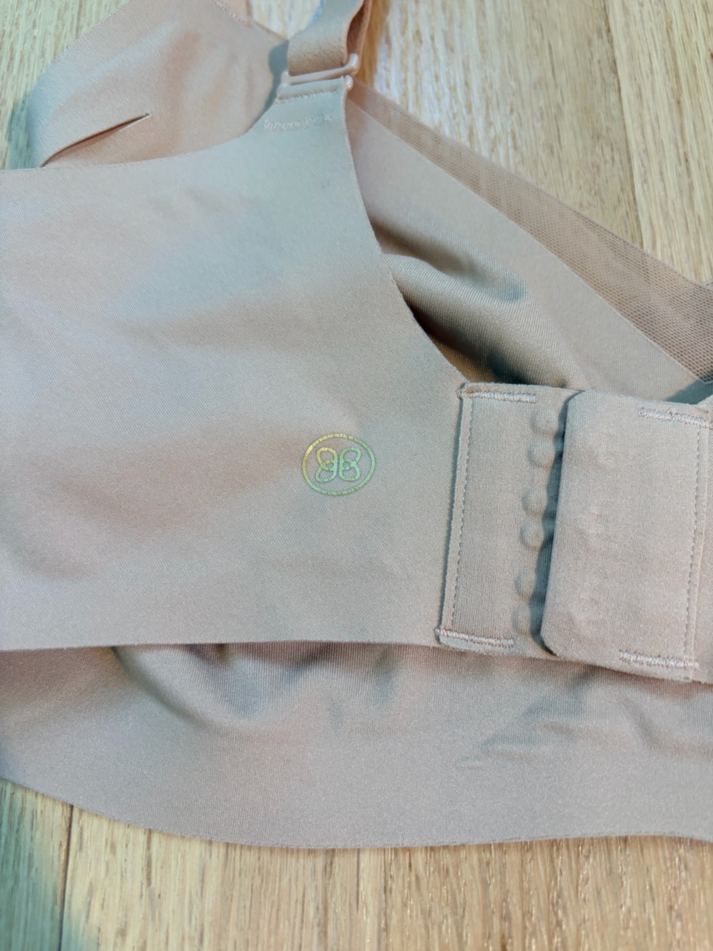 Honeylove LiftWear Wireless Bra Size Small Nude Beige Comfort Bra - Picture 3 of 4